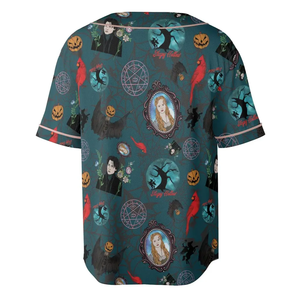 Ichabod Crane Sleepy Hollow Unisex Baseball Jersey - 4