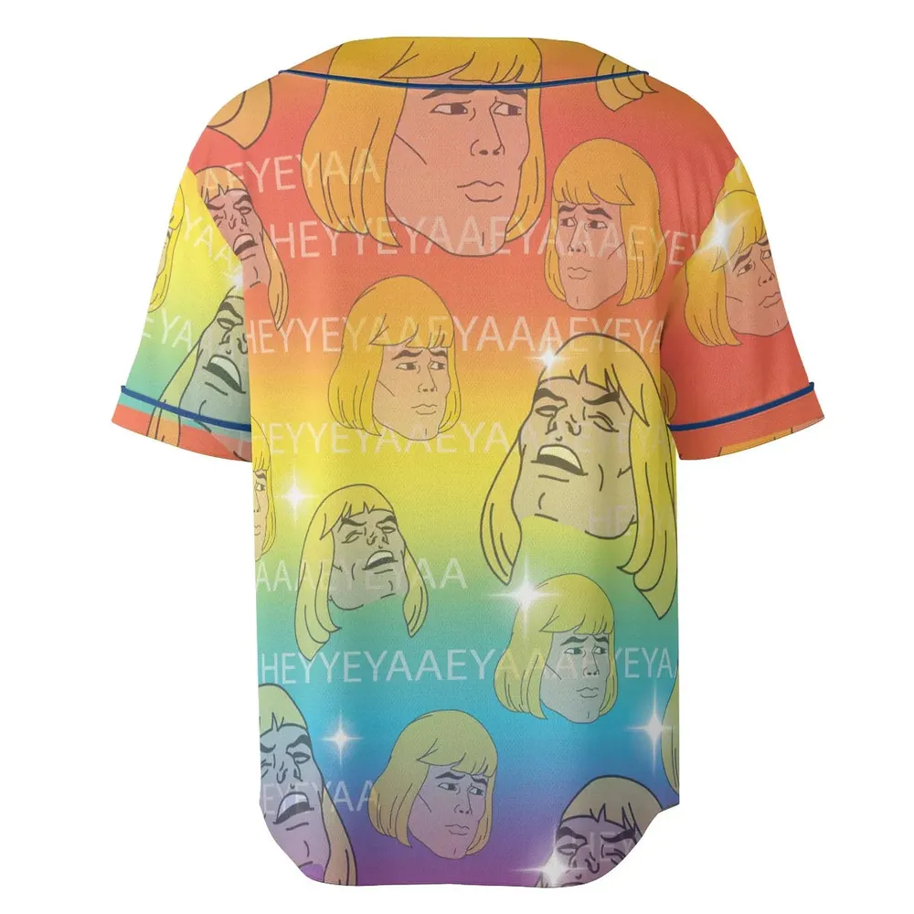 HEYYEYAA He-Man MOTU Unisex Baseball Jersey - 4