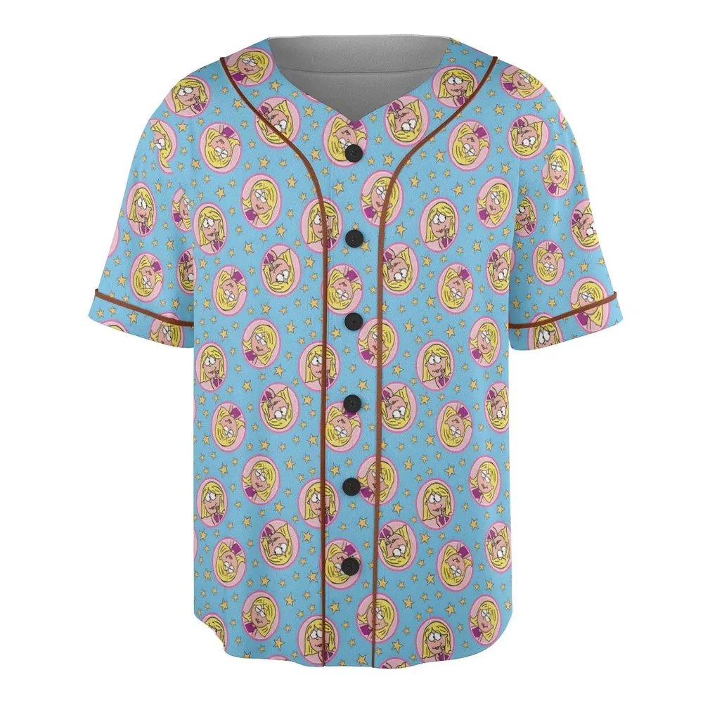Lizzie Mcguire Badges Unisex Baseball Jersey - 3