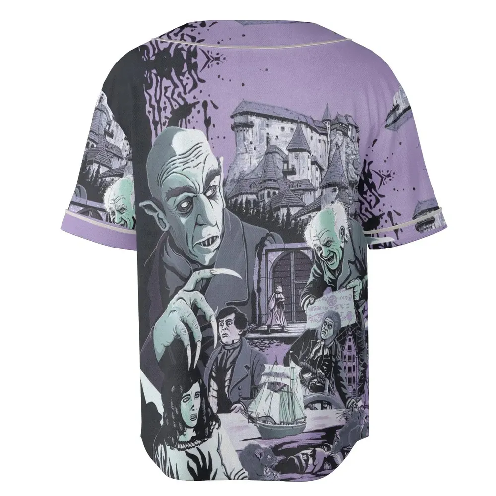 Nosferatu: A Symphony of Horror Unisex Baseball Jersey - 4