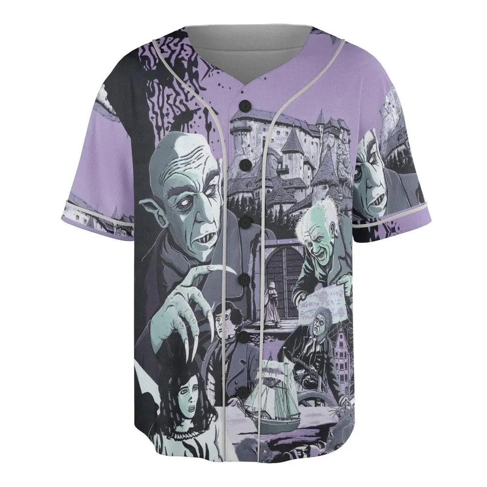 Nosferatu: A Symphony of Horror Unisex Baseball Jersey - 3