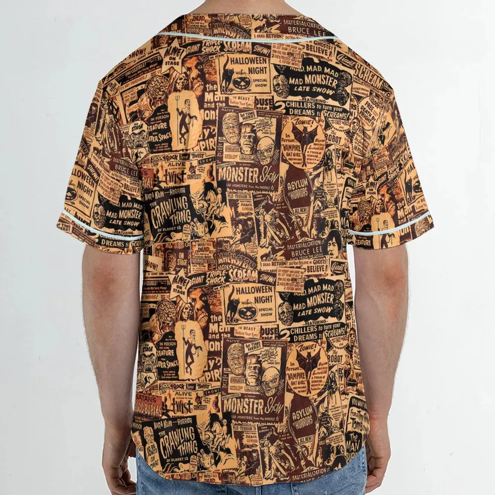 The Monster Show Mashup Unisex Baseball Jersey - 2