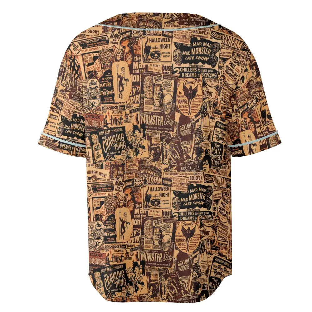 The Monster Show Mashup Unisex Baseball Jersey - 4