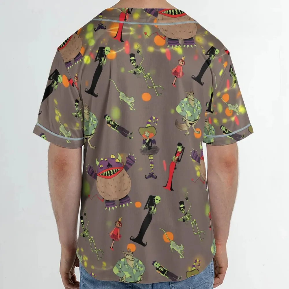 Scary Godmother Characters Unisex Baseball Jersey - 2
