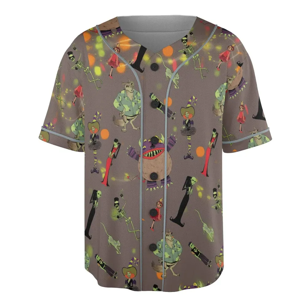 Scary Godmother Characters Unisex Baseball Jersey - 3