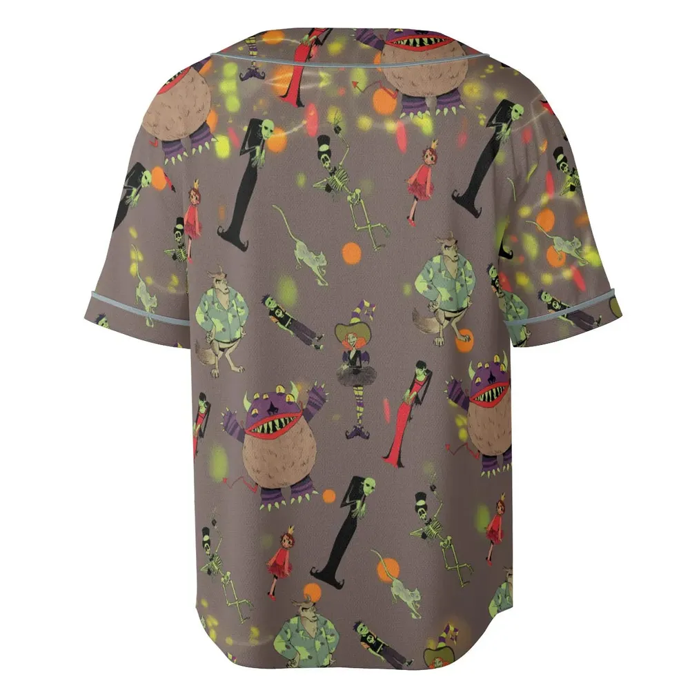 Scary Godmother Characters Unisex Baseball Jersey - 4