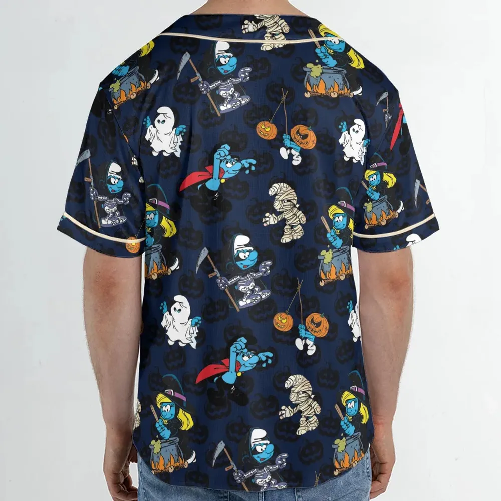 Smurfs Halloween Special Unisex Baseball Jersey - 2