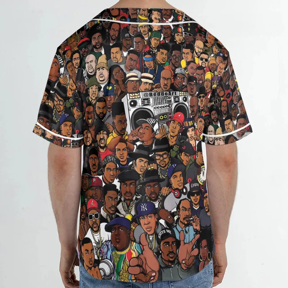 The Golden Age of Hip Hop Unisex Baseball Jersey - 2