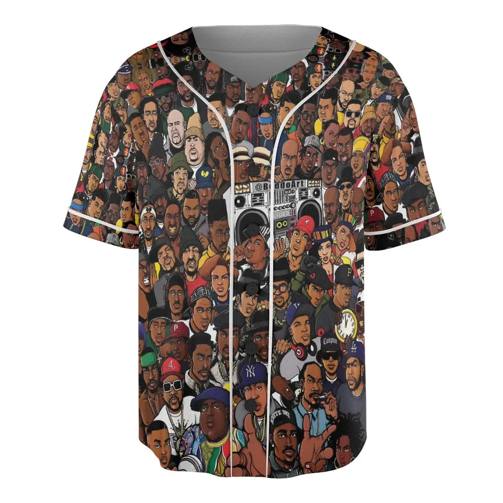 The Golden Age of Hip Hop Unisex Baseball Jersey - 3