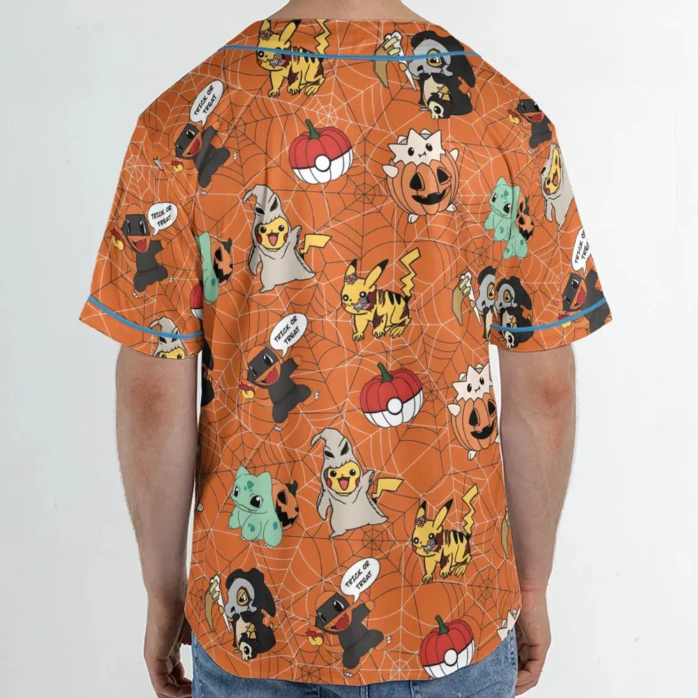 Pokeween Pokemon Unisex Baseball Jersey - 2