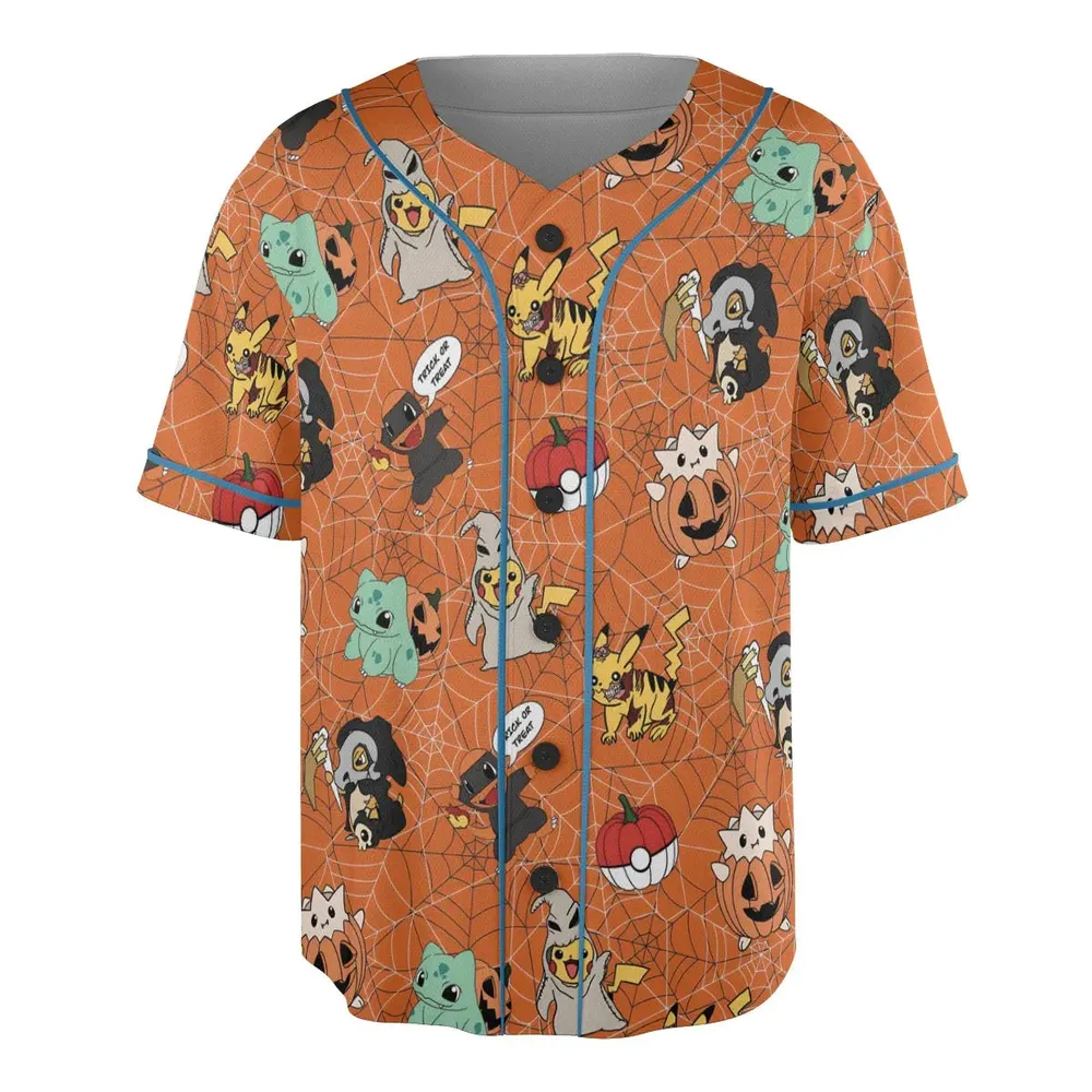 Pokeween Pokemon Unisex Baseball Jersey - 3