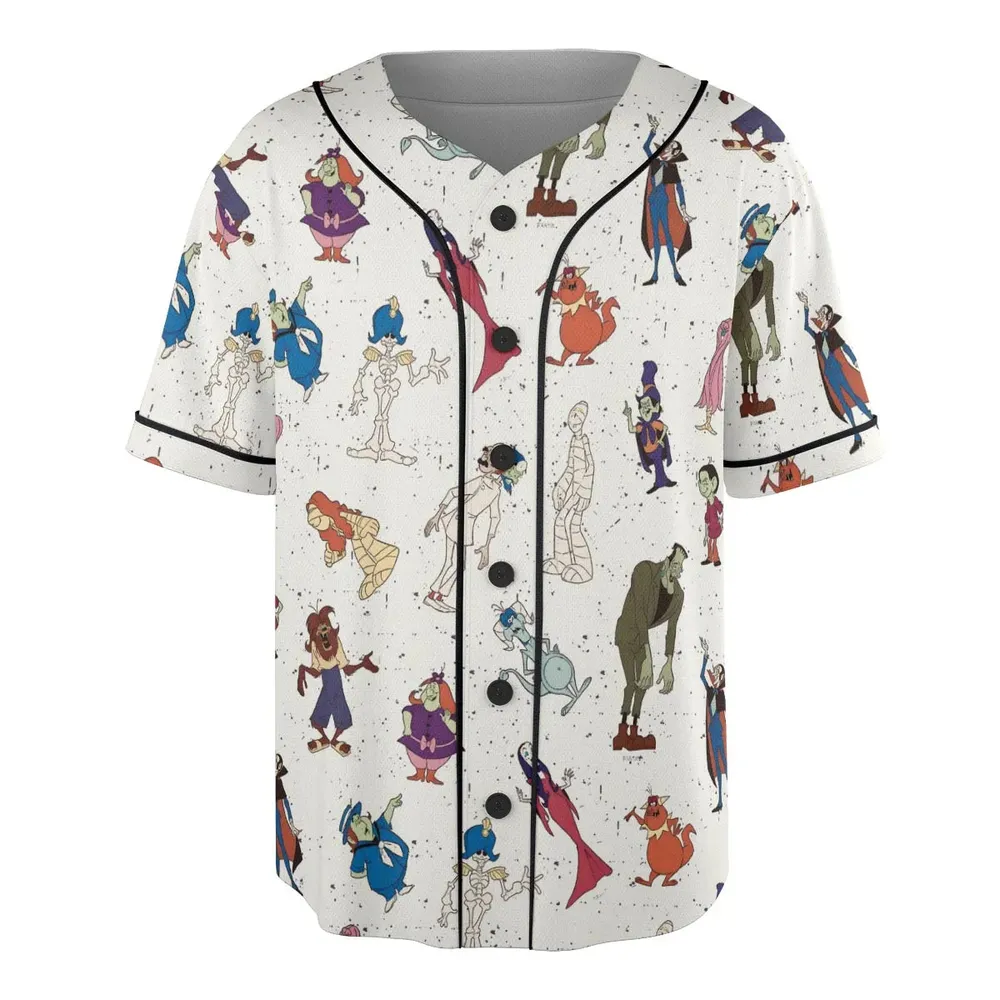 Groovie Goolies Halloween Unisex Baseball Jersey - 3