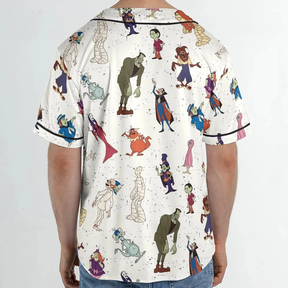 Groovie Goolies Halloween Unisex Baseball Jersey - 2