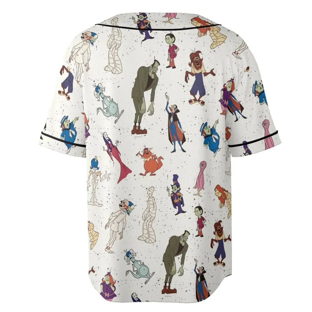 Groovie Goolies Halloween Unisex Baseball Jersey - 4