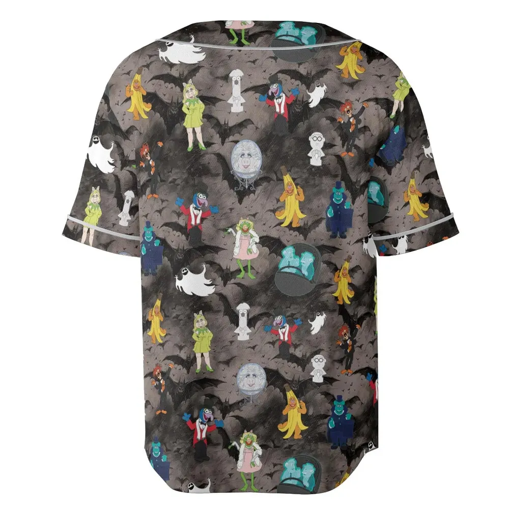 Muppet Haunted Unisex Baseball Jersey - 4