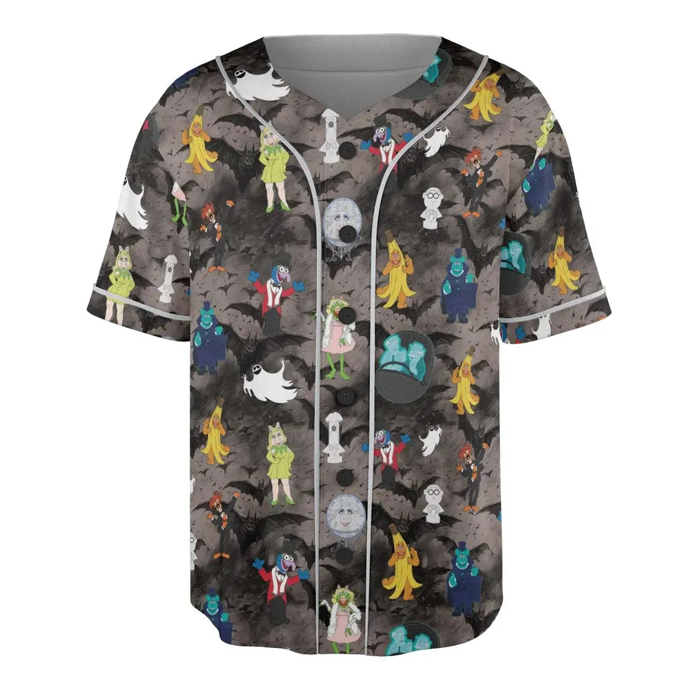Muppet Haunted Unisex Baseball Jersey - 3