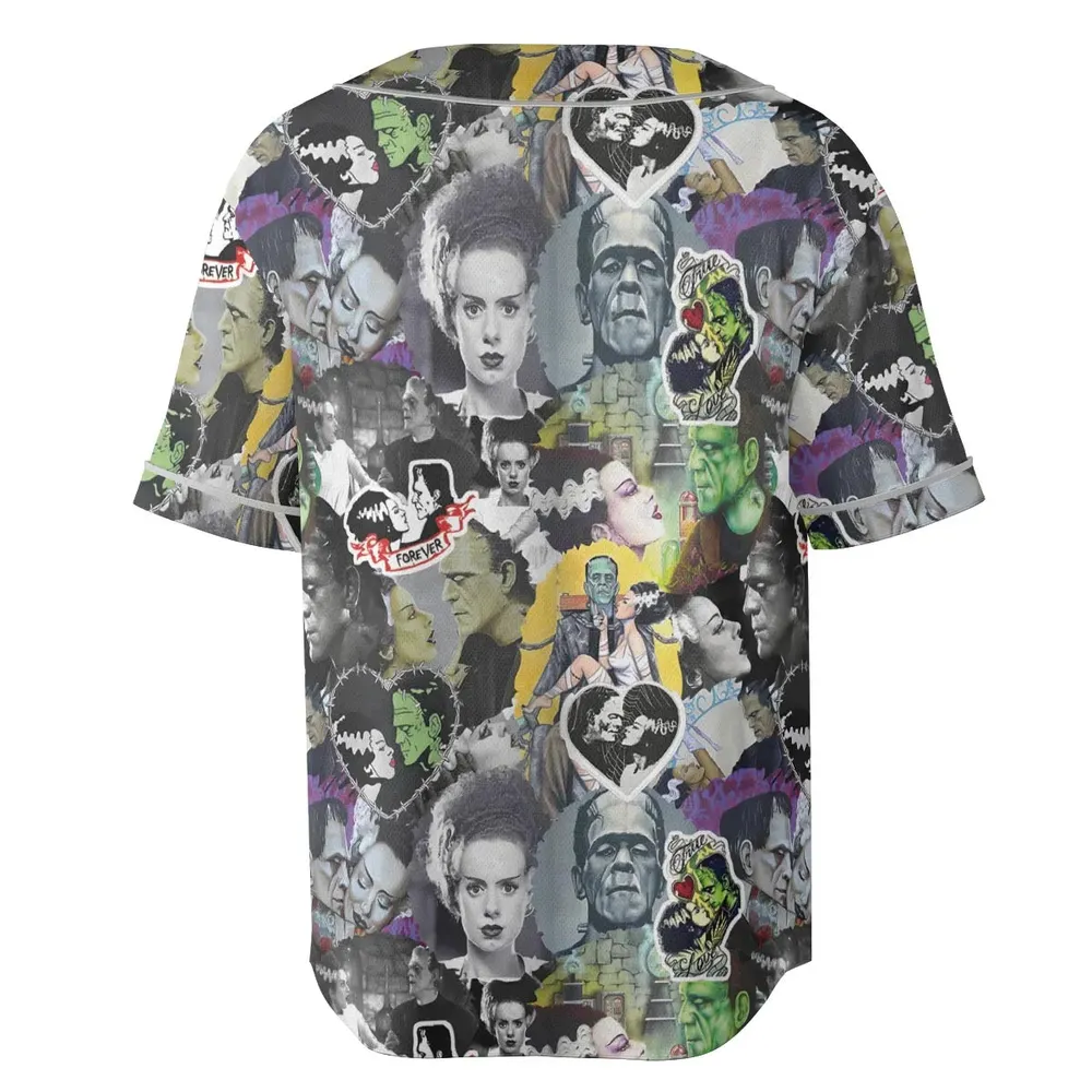 Forever Frankenstein Unisex Baseball Jersey - 4