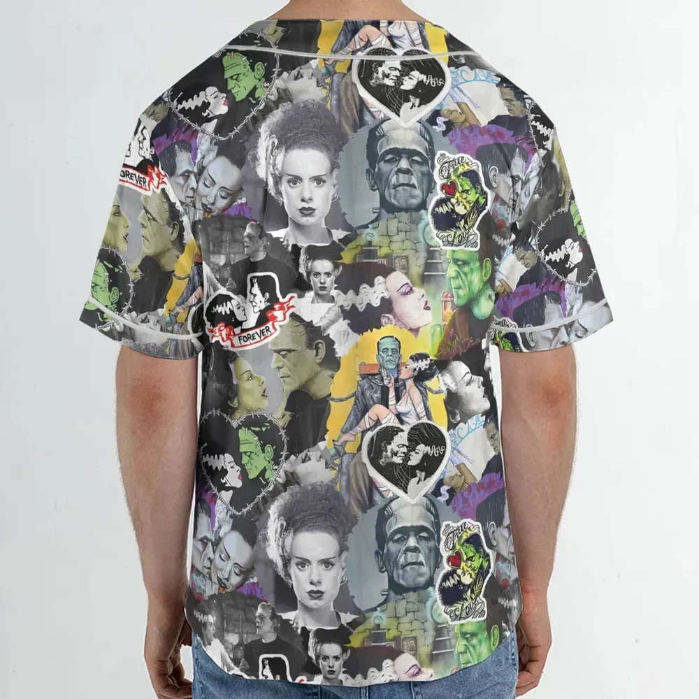 Forever Frankenstein Unisex Baseball Jersey - 2