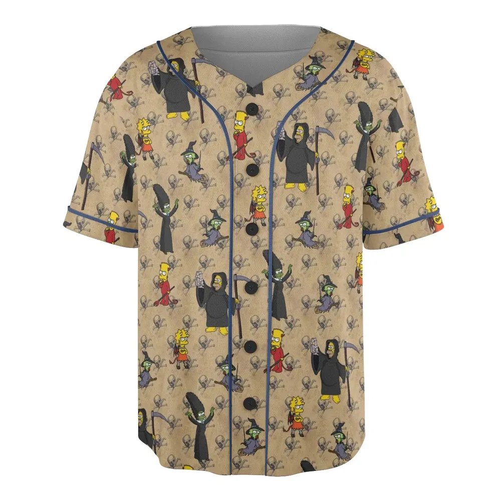 Daily Dose Of Simpsons Unisex Baseball Jersey - 3