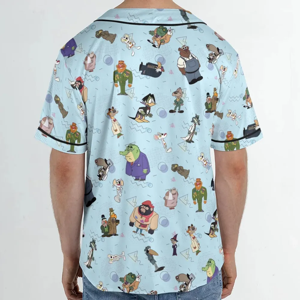 Danger Mouse Duckula Return Unisex Baseball Jersey - 2