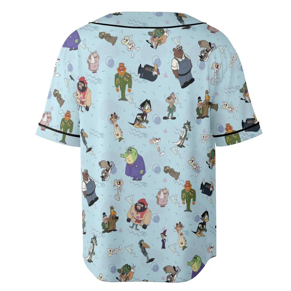 Danger Mouse Duckula Return Unisex Baseball Jersey - 4