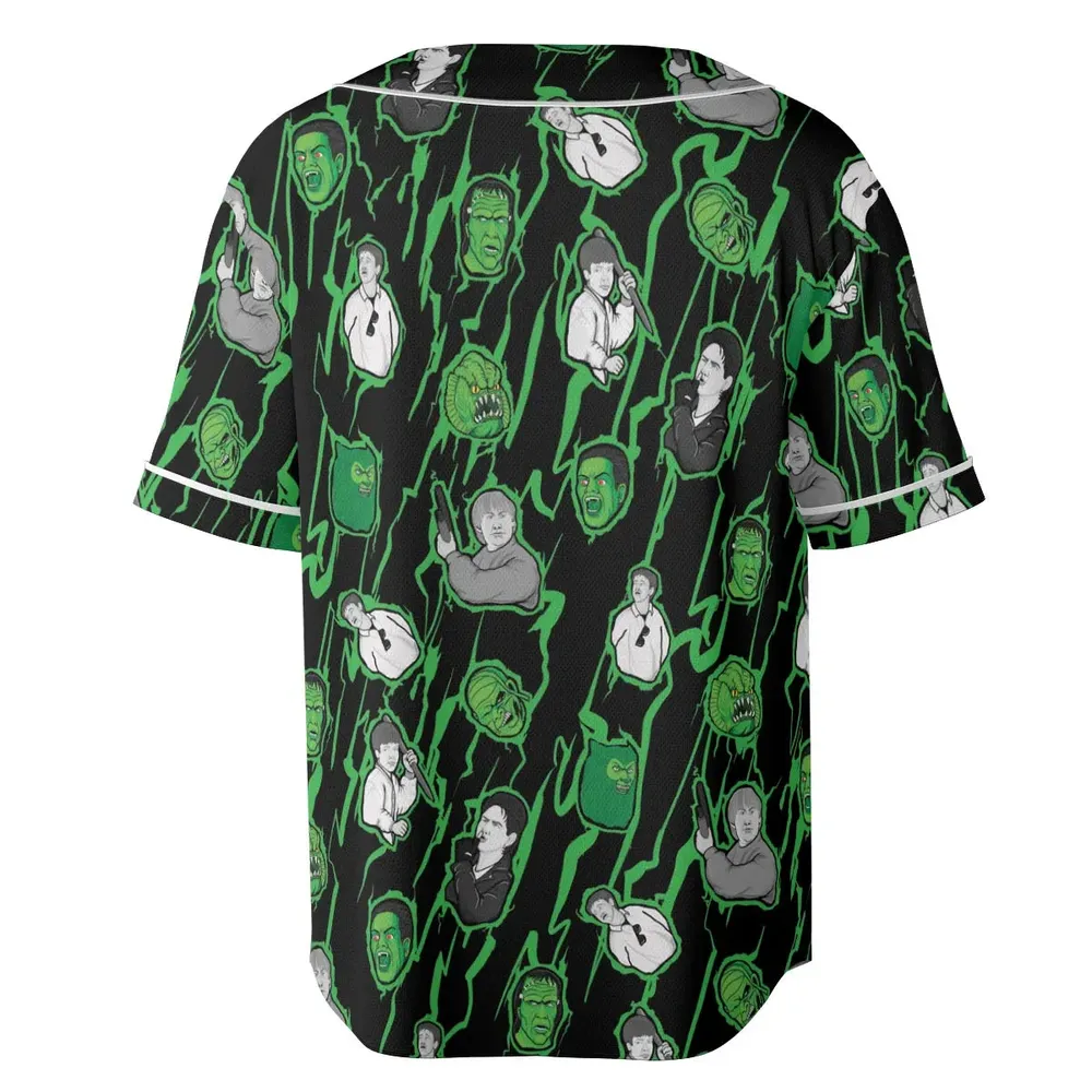Classic Cult Monster Squad Unisex Baseball Jersey - 4