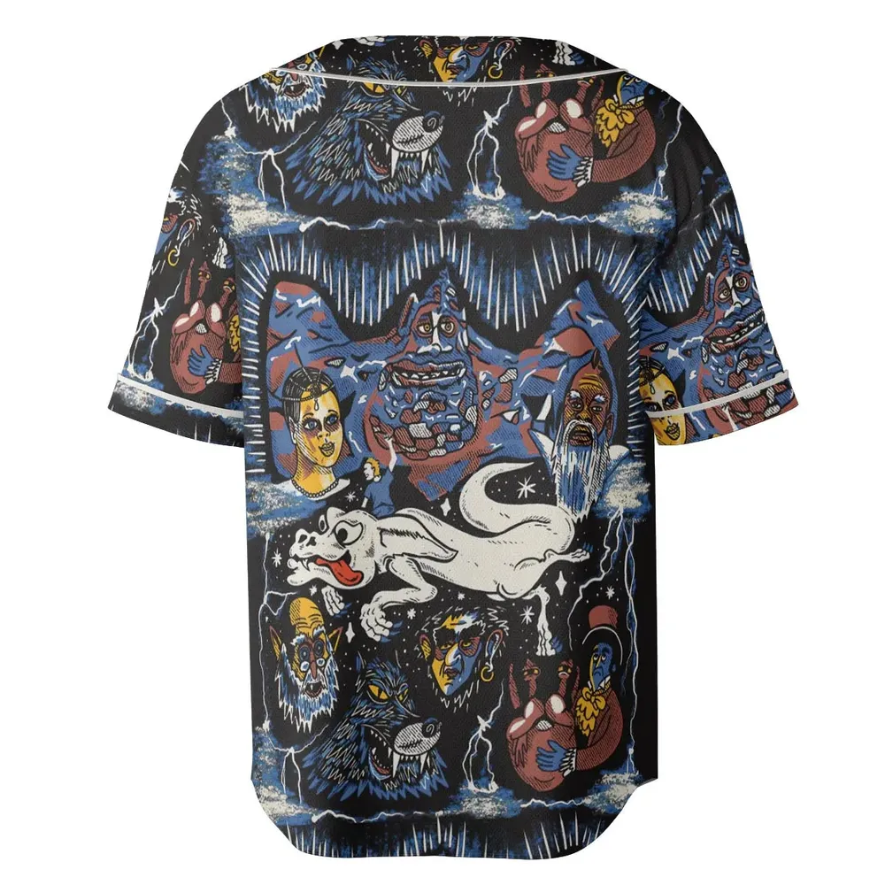 Mystery Falkor Neverending Story Unisex Baseball Jersey - 4