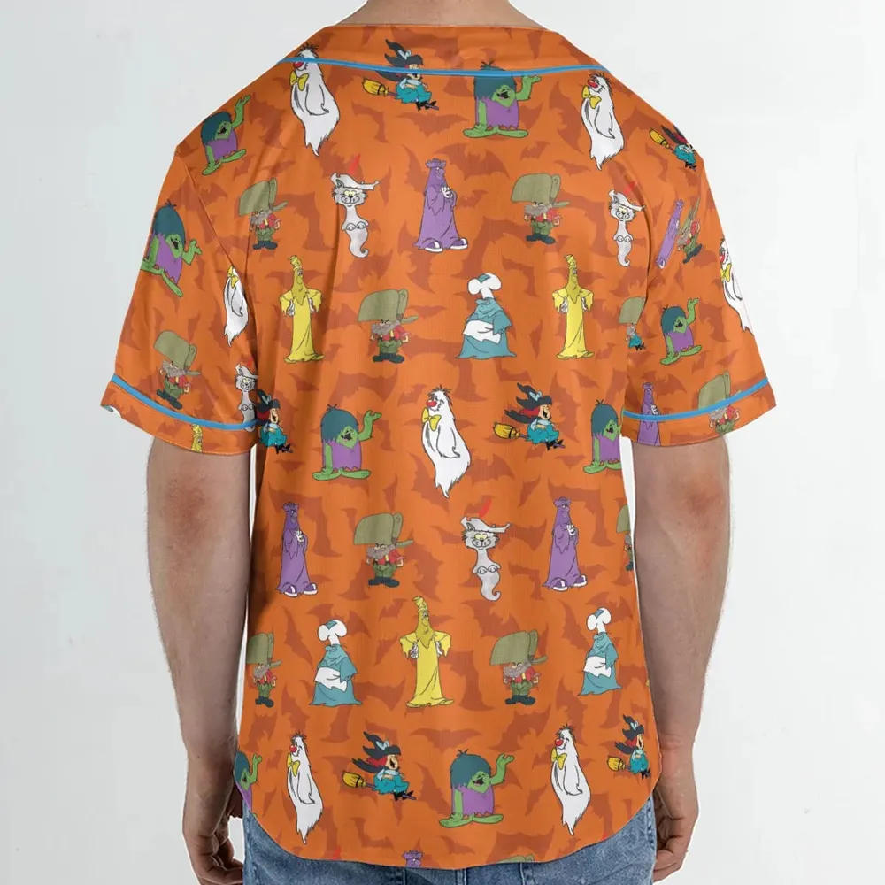 Happy Halloween From Hanna Barbera Unisex Baseball Jersey - 2