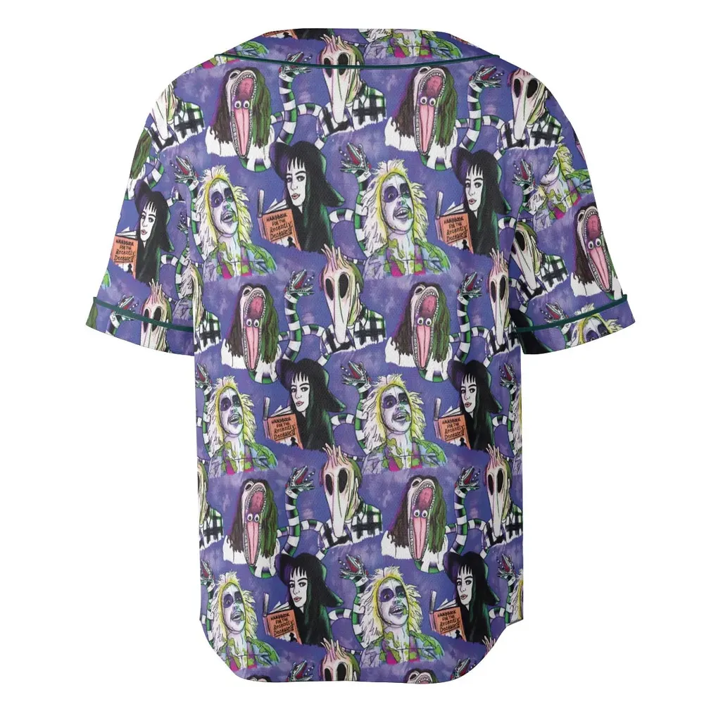 Beetle and Crew Beetlejuice Unisex Baseball Jersey - 4