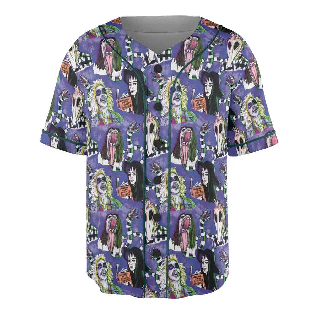 Beetle and Crew Beetlejuice Unisex Baseball Jersey - 3