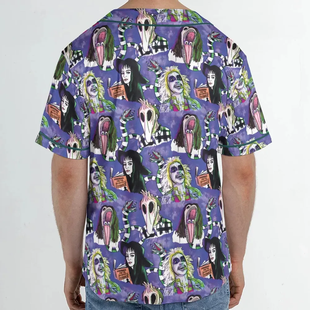 Beetle and Crew Beetlejuice Unisex Baseball Jersey - 2