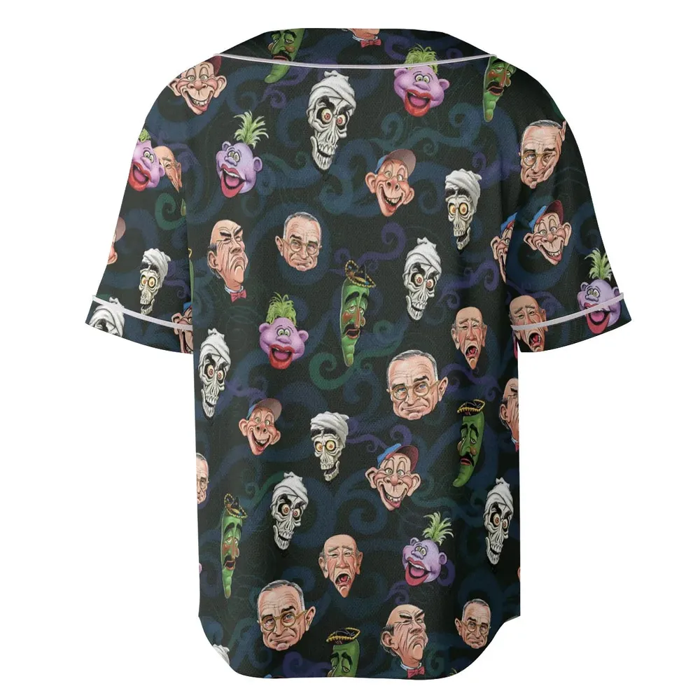 Puppet Comedy Characters Unisex Baseball Jersey - 4