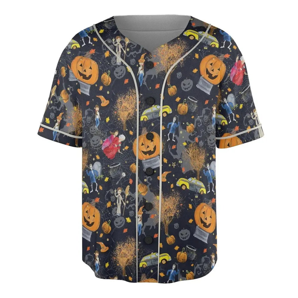 Magic Town Halloweentown Unisex Baseball Jersey - 3