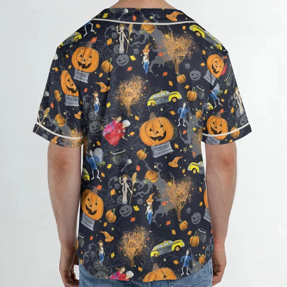 Magic Town Halloweentown Unisex Baseball Jersey - 2