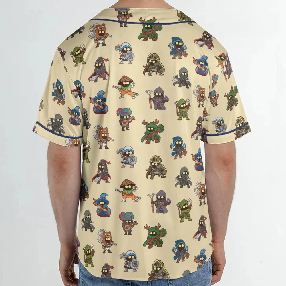 Little Adventurer DnD Unisex Baseball Jersey - 2