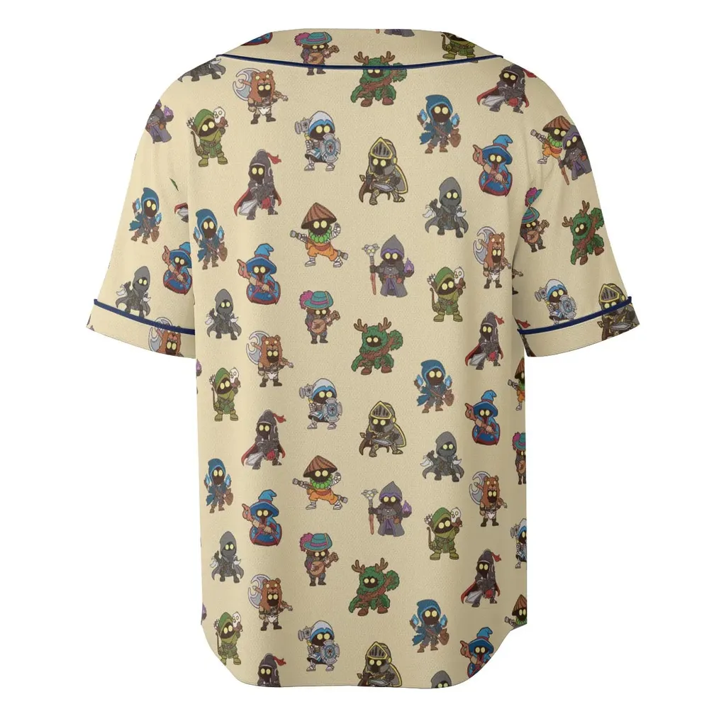 Little Adventurer DnD Unisex Baseball Jersey - 4