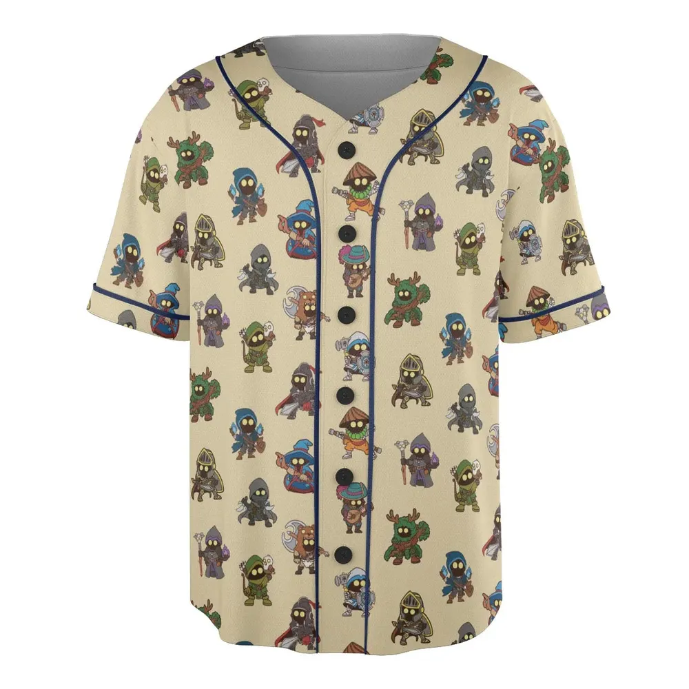 Little Adventurer DnD Unisex Baseball Jersey - 3