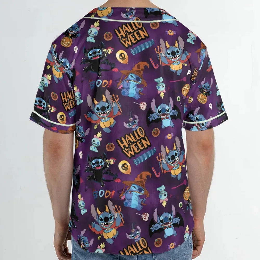 Spooky Stitch Unisex Baseball Jersey - 2