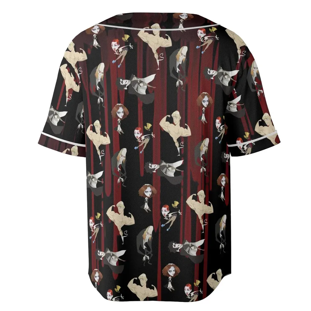 The Rocky Horror Picture Show Characters Unisex Baseball Jersey - 4