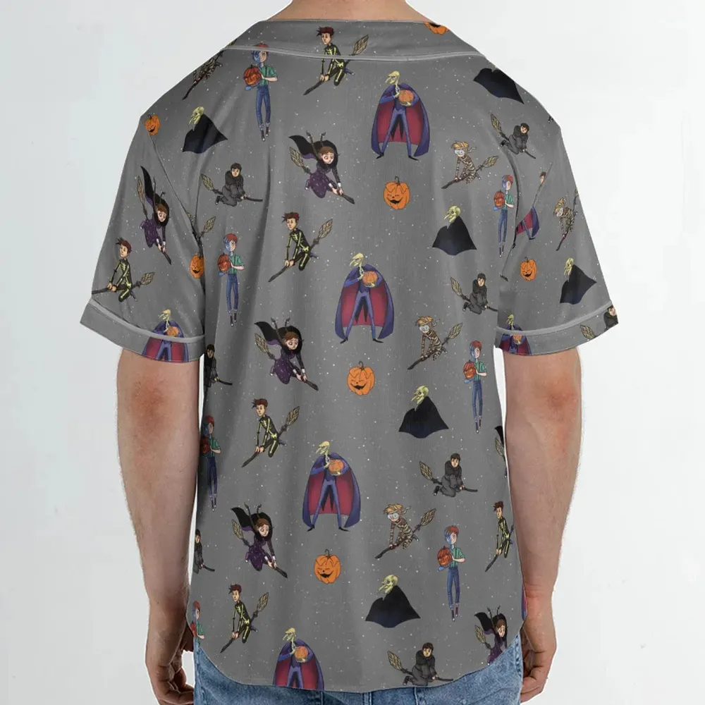 The Halloween Tree Character Unisex Baseball Jersey - 2