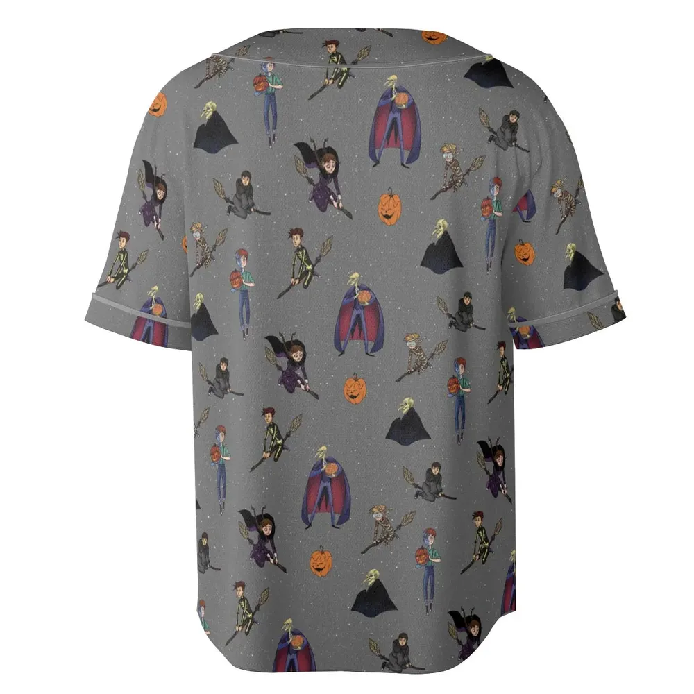 The Halloween Tree Character Unisex Baseball Jersey - 4