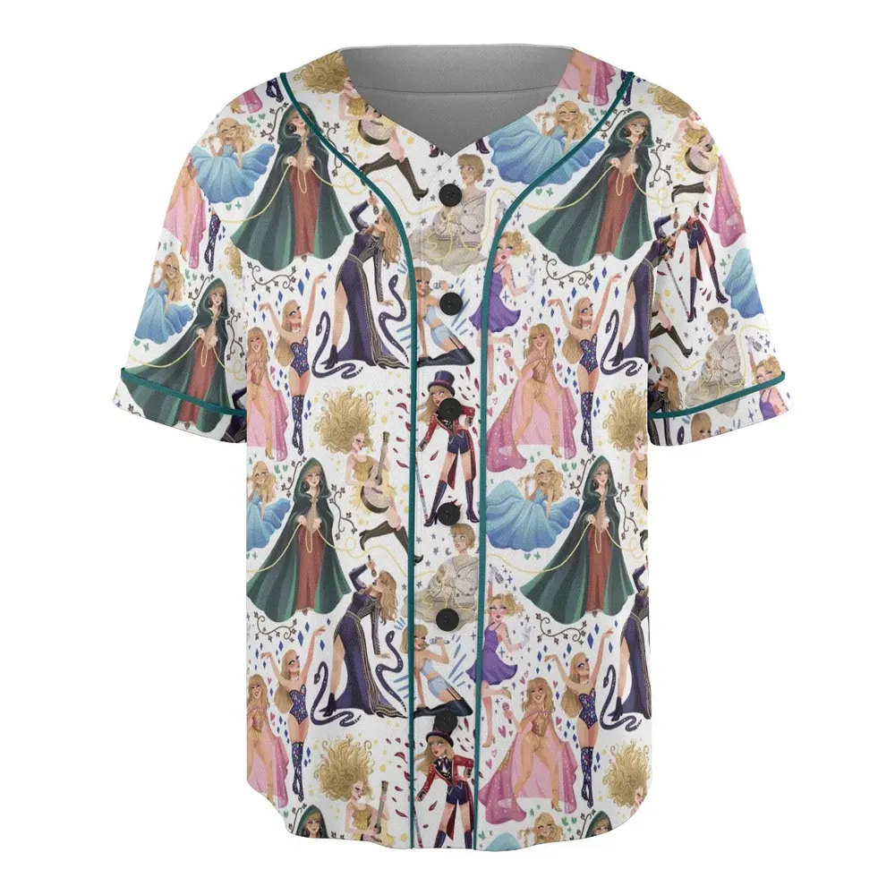 Blondie Colorful Lineup Unisex Baseball Jersey - 3