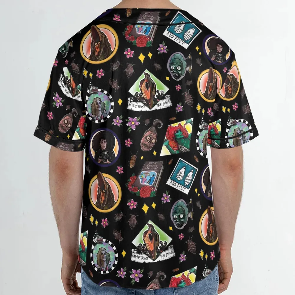 Showtime Beetlejuice Themed Unisex Baseball Jersey - 2