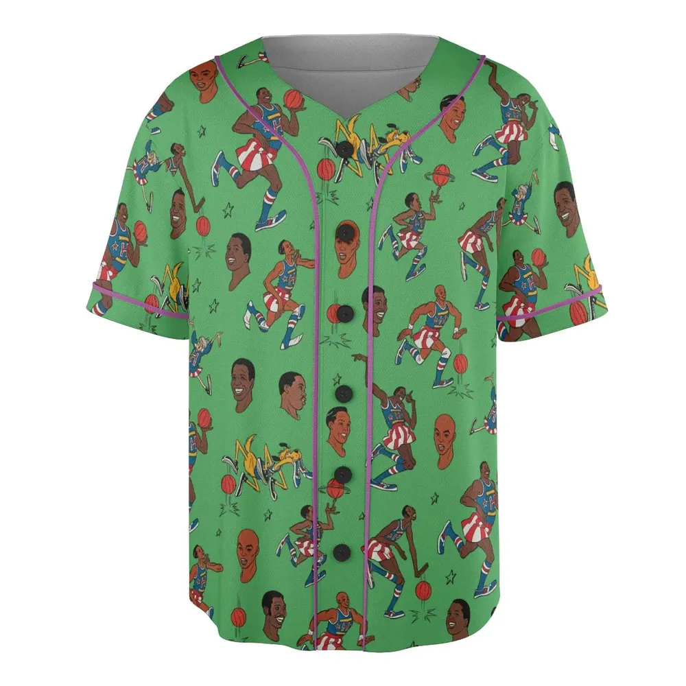 Harlem Globetrotters Characters Unisex Baseball Jersey - 3