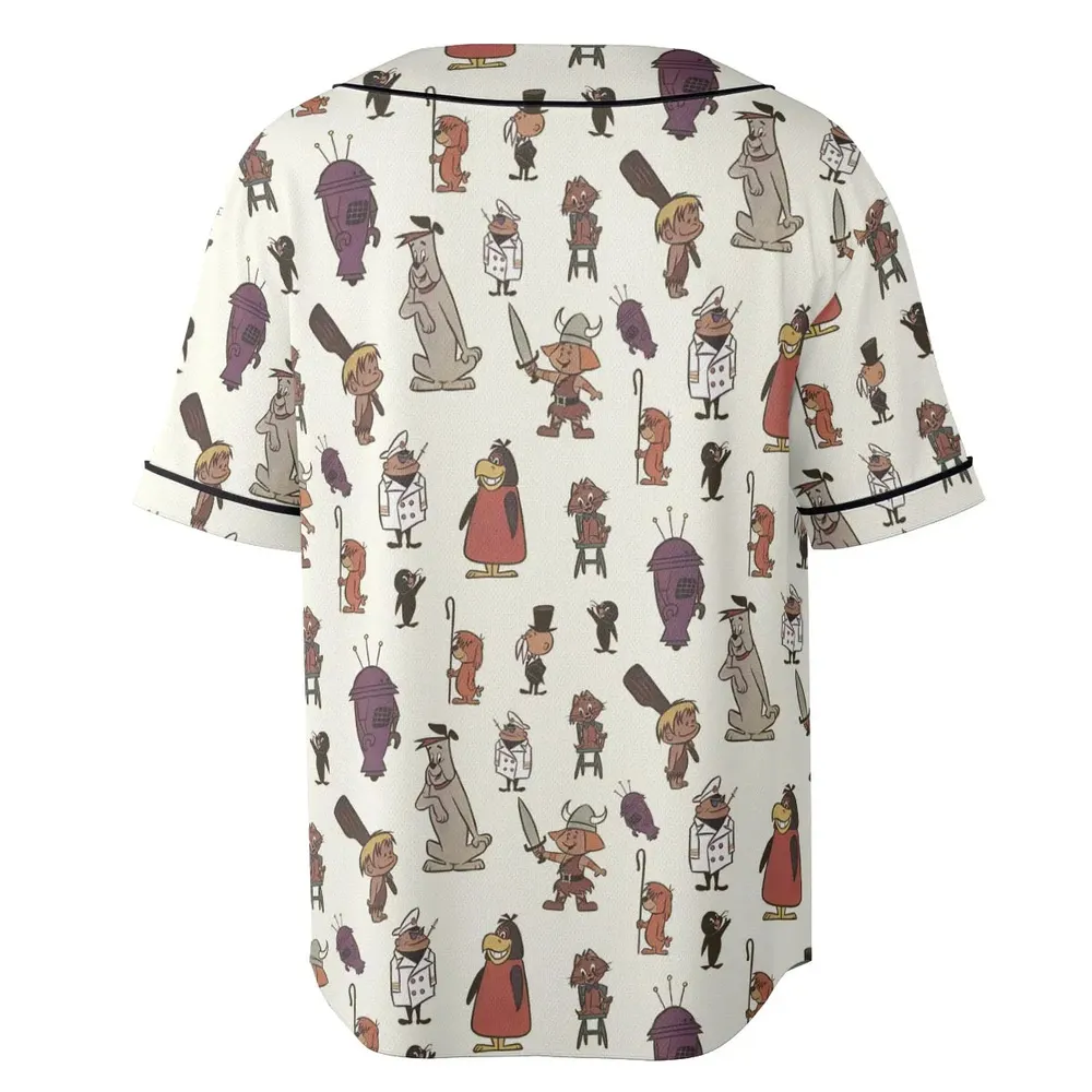 The Ruff and Reddy Show Unisex Baseball Jersey - 4