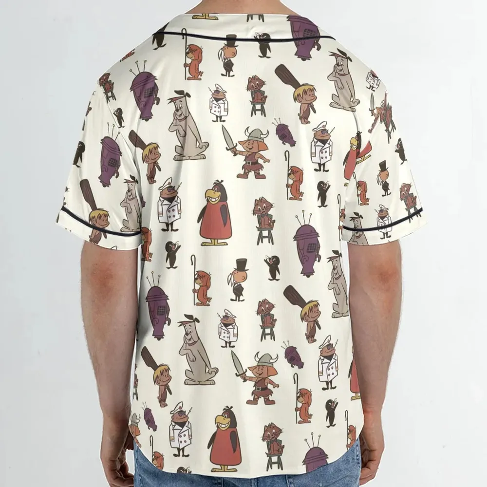 The Ruff and Reddy Show Unisex Baseball Jersey - 2