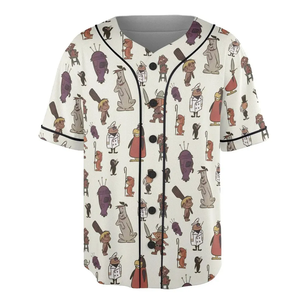 The Ruff and Reddy Show Unisex Baseball Jersey - 3