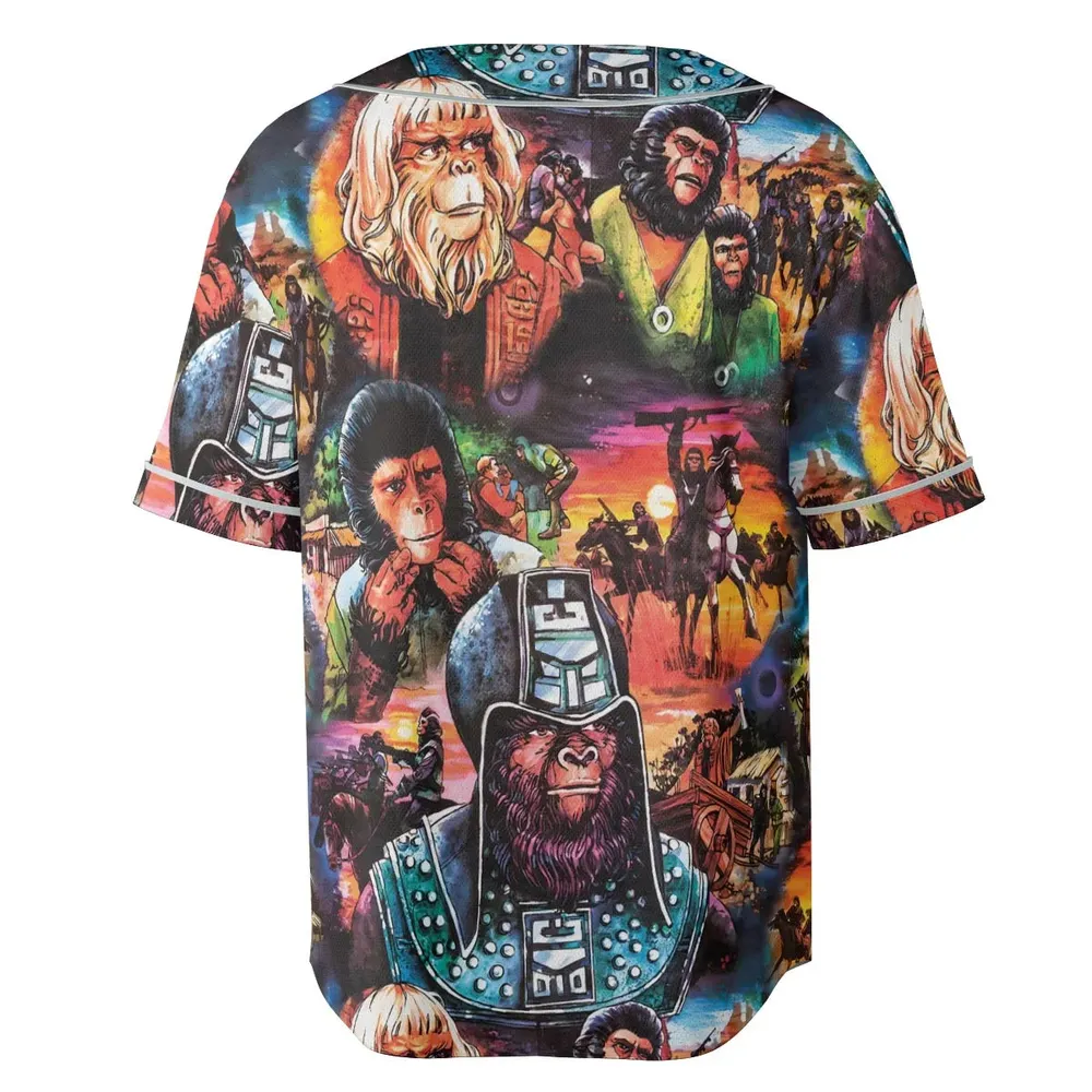 Planet of the Apes Unisex Baseball Jersey - 4