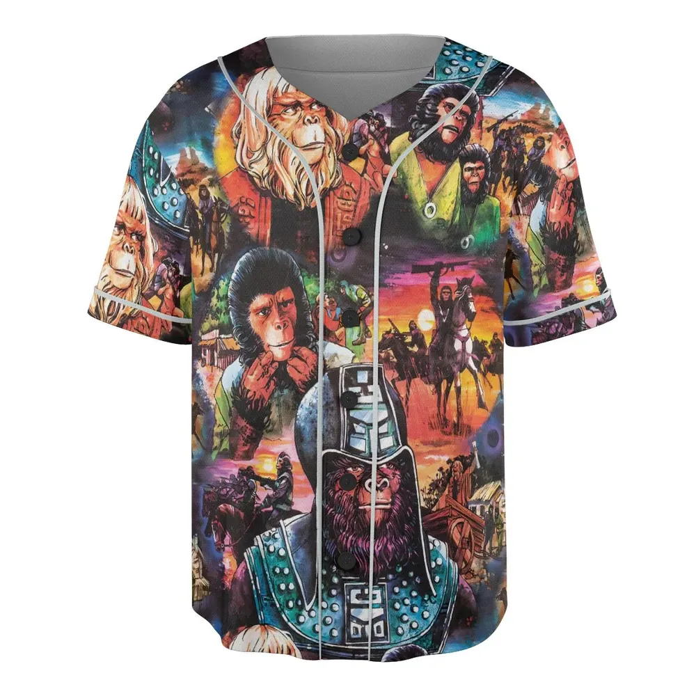 Planet of the Apes Unisex Baseball Jersey - 3