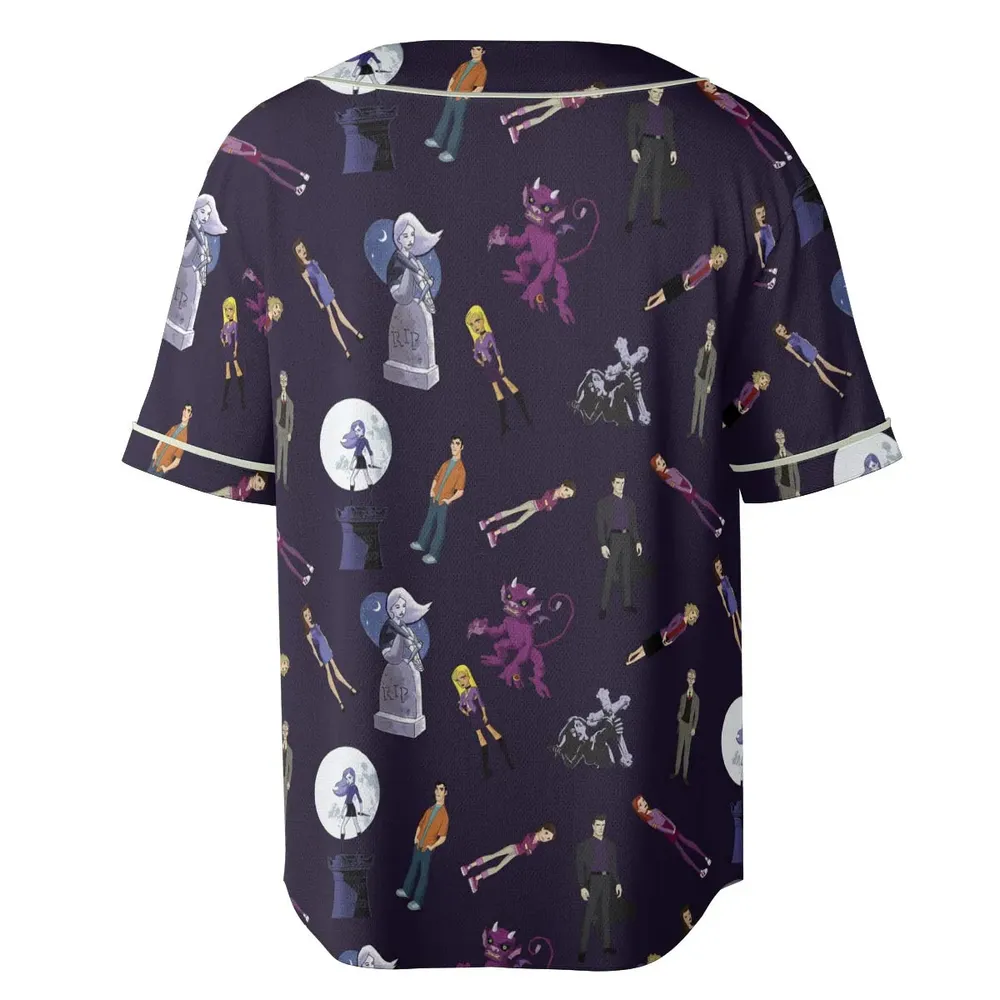 Buffy: The Animated Series Characters Unisex Baseball Jersey - 4